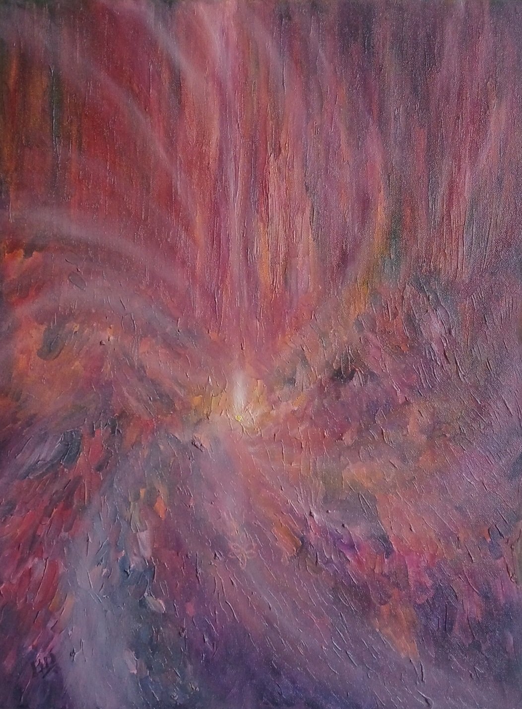 Lotus of Eternal Light painting by Anurag K Gupta